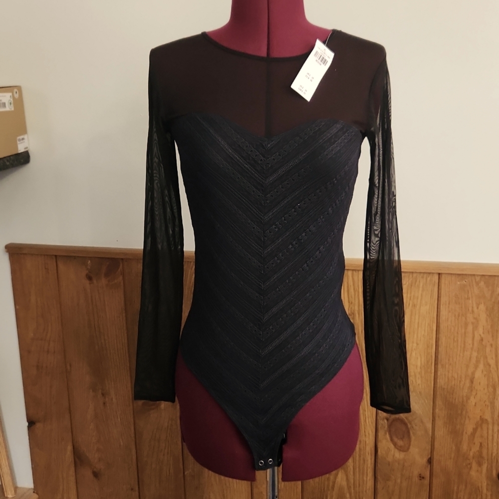 Abercrombie Black bodysuit, size M